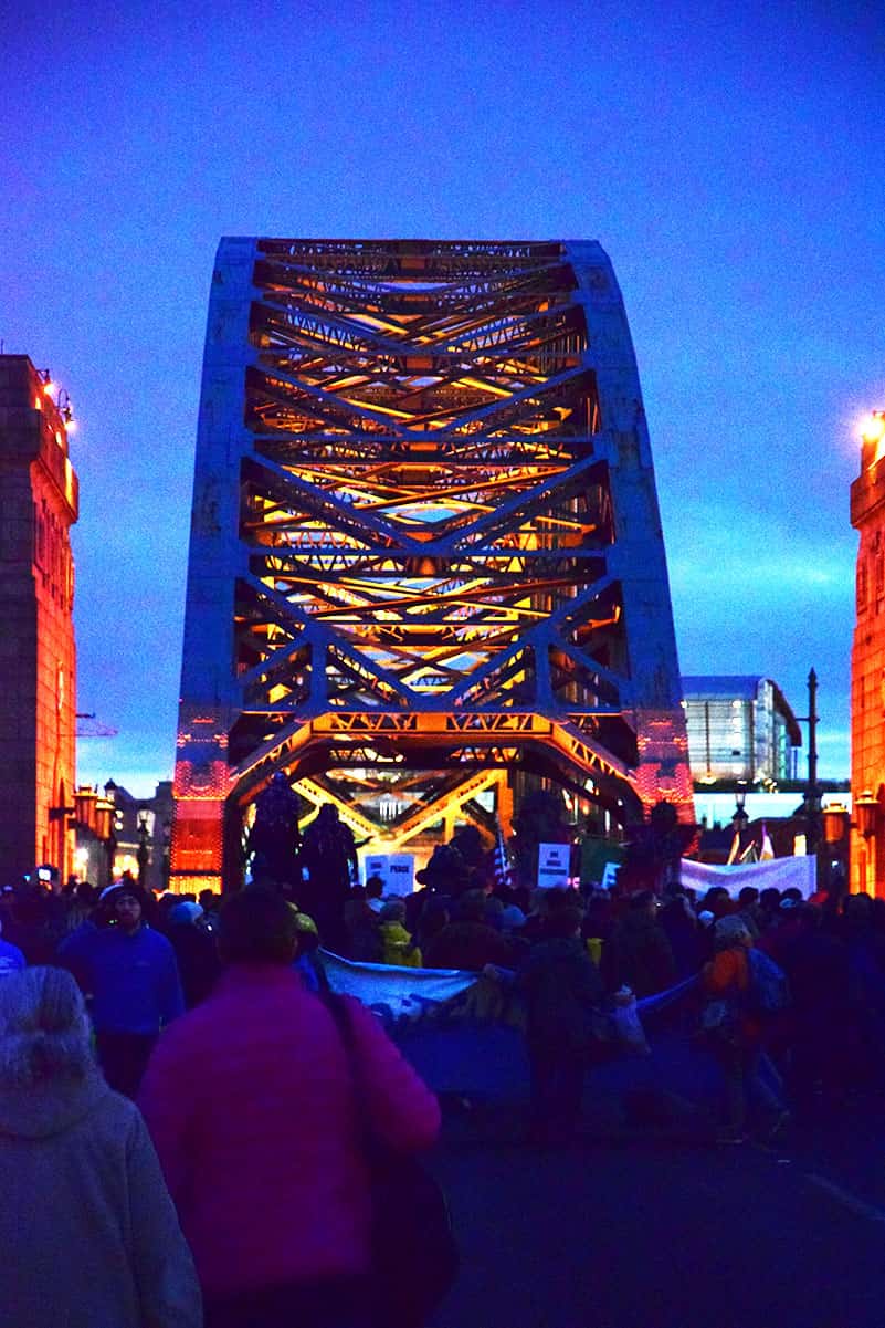 Freedom on the Tyne anniversary march for Martin Luther King anniversary is spectacular success