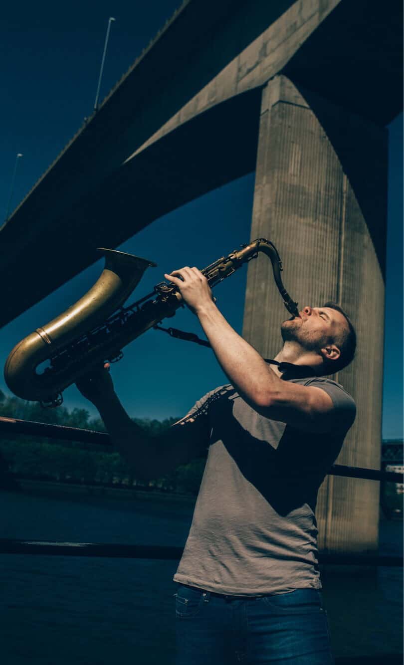 Saxophonist Joe Reeve on his goals, his inspiration and where he hopes to be in five years